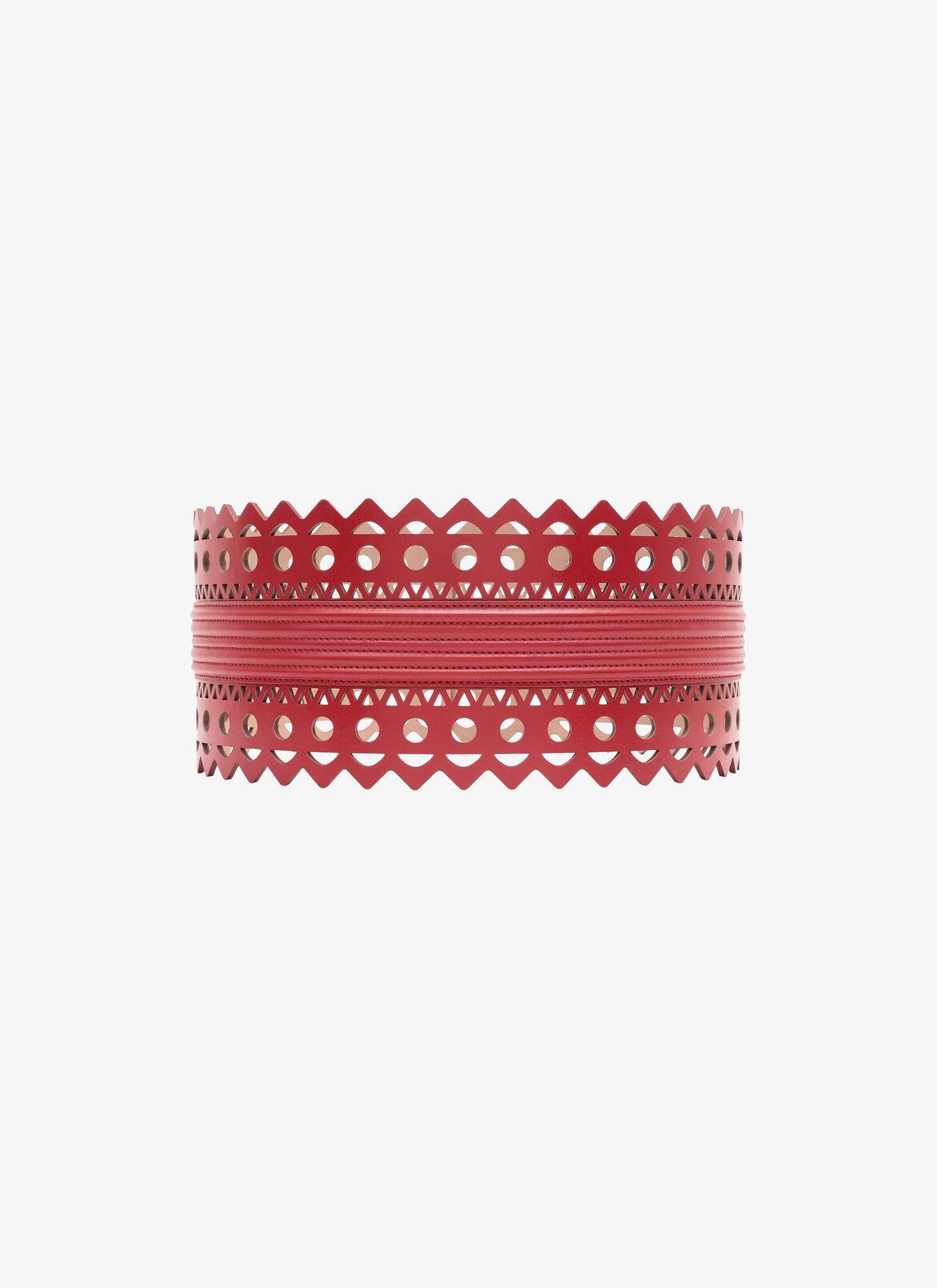 Belts ALAÏA LACQUER RED BELTS